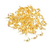 KAILIKETIY 200 Uds. Cubiertas De Nudos Con Puntas De Cuentas De Hierro Para Fabricación De Joyas, Suministros De Engarzados Finales Para Collares, Pulseras Y Pendientes, Proyectos De