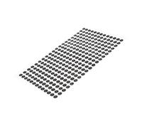 KAILIKETIY 234piezas Pegatinas Autoadhesivas De Diamantes De Cristal Para Manualidades y Decoración Para Personalizar Coches Bicicletas y Hogar Color Negro Pack