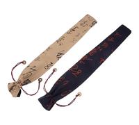 KAILIKETIY 2piezas Bolsa Protectora Engrosada para Flauta de Bambú de Unidades Algodón y Lino Almacenamiento Resistente para Instrumentos Musicales Estilo Surtido para Varios estilos