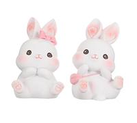 KAILIKETIY 2piezas Decoración De Conejitos De Pascua Adorables para Tartas Ornamentos para Fiestas y Cumpleaños y Accesorios Creativos para Celebraciones