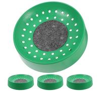 KAILIKETIY 4 Cuencos de Abs para Anidar Palomas Verdes, Bandejas Versátiles para Huevos de Paloma Diseño Fácil de Mantenimiento, Adecuado para Cría de Aves