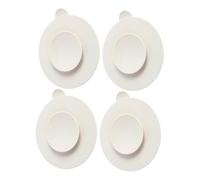 KAILIKETIY 4piezas Alfombrillas De Succión Para Platos Silicona De Alimenticio Tapetes Antideslizantes Para Mesa De Comedor y Sillas Altas Diseño y Fácil Instalación