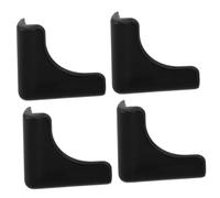 KAILIKETIY 4piezas Protector De Esquinas Anticolisión Para Campana Extractora Gabinetes y Muebles Para Proteger Esquinas De Mesas y Muebles Cocina Material Suave y Duradero Negro