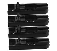 KAILIKETIY 4piezas Puente Para Eléctrico De Negro Repuestos De Guitarra Con Tornillos Diseño Dividido Para Fácil Cambio De Cuerdas y Mejor Rendimiento De Sonido