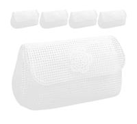 KAILIKETIY 5 Láminas de Malla de Lona Plástica Fina para Bordado y Crochet, Plantilla para Hacer Bolsos Diy, Láminas de Lienzo Plástico 2 Mm de Diámetro, Suministros para Manualidades