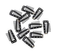 KAILIKETIY 50piezas Clips De Peluca Metálicos De Fijos y Seguros Para Extensiones De Cabello Diseño Ergonómico y Duradero Sin Daños Al Cabelludo Para Pelucas y Postizos