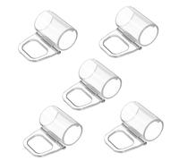KAILIKETIY 5piezas Clips De Fijación para Cortinas Mango Transparente Soporte para Persianas De Plisado Instalación Fácil y Rápida Accesorios para Ventanas