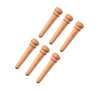KAILIKETIY 6 Clavijas de Puente de Arce para Guitarra Acústica, Estilo Clásico y Delicado, sin Necesidad de Herramientas, Repuesto Adecuado para Reemplazo de Cuerdas en Guitarra