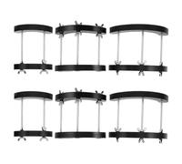 KAILIKETIY 6 Piezas Herramienta para Violines y Violonchelos 4/4 Clip de Sujeción Negro de Plástico y Metal para Restauración y Protección del Instrumento