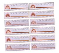 KAILIKETIY 60 Hojas Placas de Escritorio para Estudiantes con Etiquetas Adhesivas de Nombre para Aula Decoración Bohemia para Mesa para Organización Escolar y Bienvenida