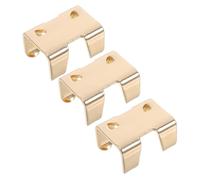 KAILIKETIY Abrazaderas de Cuerda de Hierro Doble Resistentes para Cuerdas de 14-16 Mm 3 Piezas Clip de Seguridad para Mascotas Cierres Metálicos Duraderos