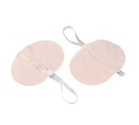 KAILIKETIY Almohadillas Sudor Axilas de Algodón Beige, Absorbentes y Fáciles de Colocar en Mangas de Ropa, 1 Par para Evitar Manchas de Sudor