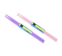 KAILIKETIY Baquetas de Arce Púrpura Buen Sentido de Gravedad Empuñadura Cómoda y 4 Piezas para Instrumentos de Percusión Ideales para Práctica y Músicos