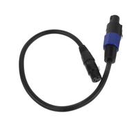 KAILIKETIY Cable de Audio Adaptador Macho a XLR Hembra con Bloqueo Seguro, 3 Pines, Material Plástico y Metal, Adecuado para Estudios y Aplicaciones, 50cm