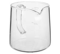 KAILIKETIY Cafetera Vidrio de 400 Ml Resistente al Calor, Jarra Térmica para Café Fácil de Limpiar Adecuado para Uso en Casa y Compartir en Familia