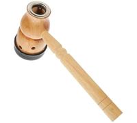 KAILIKETIY Caja de Moxa Fabricada en Madera y Aleación de Aluminio para Moxibustión Diseño de Orificios Redondos y Mango Largo Adecuado para Uso Espalda y Terapia para Personas Mayores