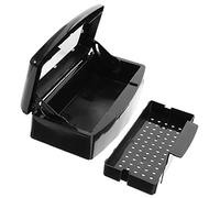 KAILIKETIY Caja Esterilizadora Para Herramientas De Manicura Con Bandeja Organizadora Resistente y Tapa Protectora Para Almacenamiento Higiénico Salones y Uso Profesional