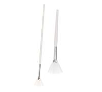 KAILIKETIY Cepillo Para Mascarilla Facial 2 Pcs Tamaño Grande y Pequeño Cepillo De Nylon Mango De Madera Piel Sensible y Área Facial Delicada Aplicación Uniforme Para Spa y Cuidado Diario