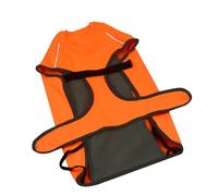 KAILIKETIY Chaqueta para Perro Reflectante de Poliéster Naranja Talla S, Abrigo Cálido Prueba de Viento para Mascotas Grandes como Golden Retriever y Labrador en Invierno