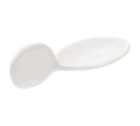 KAILIKETIY Cuchara de Cerámica de Color Claro Creativa y Elegante para Caviar y Trufa Negra Adecuada para Aperitivos y Cocina Molecular Hogar