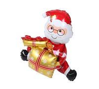 KAILIKETIY De Santa De Fiesta De Navidad Con Dibujos Animados Decoración De Globos Alegre Adulto Ser Para Globos De Papel De Vacaciones Dorado Película De Aluminio