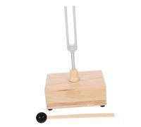 KAILIKETIY Diapasón De Aleación De Aluminio 528 Hz Con Resonador De Madera y Mazo Negro, Kit De Herramientas De Meditación y Curación Con Sonido Relajante Para Yoga y Técnicas De Relajación