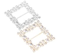 KAILIKETIY Hebillas de Bufanda y Clips para Camisetas Pedrería 2 Piezas, Accesorios de Moda para Mujer, Adecuados para Acción de Gracias y Ocasiones Formales