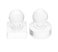 KAILIKETIY Herramienta de Prensado para Sombra de Ojos y Rubor 2 Unidades Moldes Cuadrado y Redondo 9 Compartimentos Cristal 27 Mm Versátil para Maquillaje y Reparación Portátil de Paletas