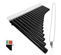 KAILIKETIY Instrumento Musical Profesional Tubos Pan Flute Clave c Para Principiantes Resina Abs Duradera Uso Educativo Rendimiento Escénico