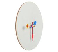 KAILIKETIY Kit para Crear Tu Propio Reloj de Mesa con Esfera Redonda de Madera Clara de 15cm, Incluye Manecillas y Caballete para Manualidades y Actividades Familiares