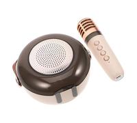 KAILIKETIY Máquina De Karaoke Portátil con Altavoces Micrófono Inalámbrico Equipo De Entretenimiento para Casa y Fiestas