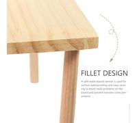 KAILIKETIY Mesa Plataforma para Hámster de Madera Resistente 245X30 CM Soporte de 18 CM Juguete Multifuncional para Jaula Adecuado para Chinchillas Jerbos y Roedores Pequeños