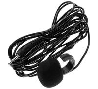 KAILIKETIY Micrófono Vocal Portátil para Flauta y Trompeta Diseño Versátil y Alta Fidelidad, Material Abs Negro Adecuado para Grabaciones y Orquesta Profesional