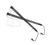 KAILIKETIY Mini Lámpara de Tren de Ferrocarril en Miniatura 1:87, 2 Piezas, Modelo DIY para Decoración de Mesa de Arena, Accesorios de Abs y Metal para Casas y Paisajes en Miniatura