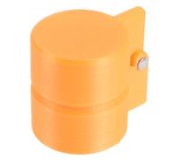 KAILIKETIY Molde Redondo para Cake Pops de Plástico Naranja, Molde Esférico Multipropósito que Mantiene la Forma Adecuado para Hornear en Bodas y Fiestas