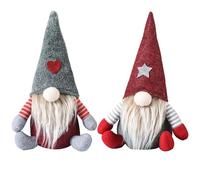 KAILIKETIY Muñecos de Escritorio sin Rostro para Decoración Navideña, 2 Piezas de Tela Delicada, Suministros para Festivales y Adornos Creativos para Dormitorio o Tienda