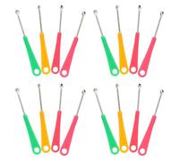 KAILIKETIY Palillos Oídos de Acero Inoxidable y Abs, Diseño Ergonómico para Limpieza de Cerumen, 200 Piezas de Herramientas para Limpiar Oídos en Casa Color Aleatorio