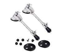KAILIKETIY Patas de Bombo de Acero Inoxidable y Fácil de Transportar para Batería, Soporte Inferior Ajustable Juego de 2 Piezas para Instrumentos de Percusión