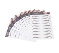 KAILIKETIY Pegatinas para Cejas Postizas 9 Hojas Efecto 6d Resistente al Agua para Maquillaje Femenino Práctico y Rápido Uso Diario sin Conocimientos Profesionales