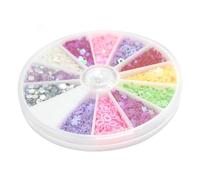KAILIKETIY Pegatinas para Uñas Lentejuelas de Estrellas 2 Cajas Tamaño Mixto Decoración Uñas DIY Accesorios Manicura para Uso Doméstico y Profesional Colores Surtidos 158 Varios estilos