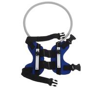 KAILIKETIY Protector Anticolisión Ajustable para Mascotas Ciegas, Arnés de Poliéster Reutilizable y Fácil Mantenimiento, Color Azul, Adecuado para Perros y Gatos Discapacidad Visual