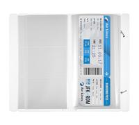 KAILIKETIY Protector de Billetes de Hojas Sueltas de Material Pp Blanco, Álbum Conmemorativo para Entradas y Billetes, Adecuado para Regalar a Familiares y Amigos