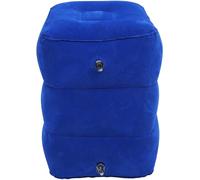 KAILIKETIY Reposapiés Inflable de PVC Ajustable y Plegable para Oficina y Viaje, Cojín Cómodo Que Funciona como Taburete Portátil y Práctico