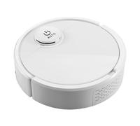 KAILIKETIY Robot Aspirador Inteligente Capacidad 3000mah y Táctil para Suelo de Madera y Superficies Planas, Diseño Plástico Blanco y Función de Absorción de Polvo