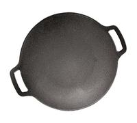 KAILIKETIY Sartén de Hierro Fundido para Barbacoa Exterior Parrilla Plana Multifuncional para Camping Cocina Gas y Fogones para Asados al Aire y Fiestas