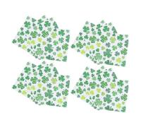 KAILIKETIY Servilletas de Papel Suaves y Cómodas 20 Diseño de Verdes para Fiesta de San para Cenas y Reuniones Elegantes