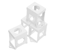 KAILIKETIY Soporte de riel de parada de emergencia de 22 mm, plástico blanco, 4 piezas, para interruptores de botón pulsador, uso industrial y oficina
