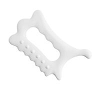 KAILIKETIY Tabla de Raspar Gua Sha de Resina Blanca Reutilizable, Tamaño Compacto, Raspador Muscular para Masaje Facial y Corporal, Herramienta para Cuello y Cuerpo, Uso Profesional