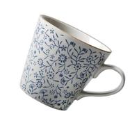 KAILIKETIY Taza de Cerámica Japonesa de 350ml para Café y Leche, Diseño Vintage Textura Delicada, Resistente y Práctica para Uso Diario en Oficina y Hogar