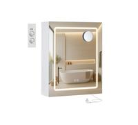 Kailyn Colección - Armario de baño con espejo LED y antivaho moderno